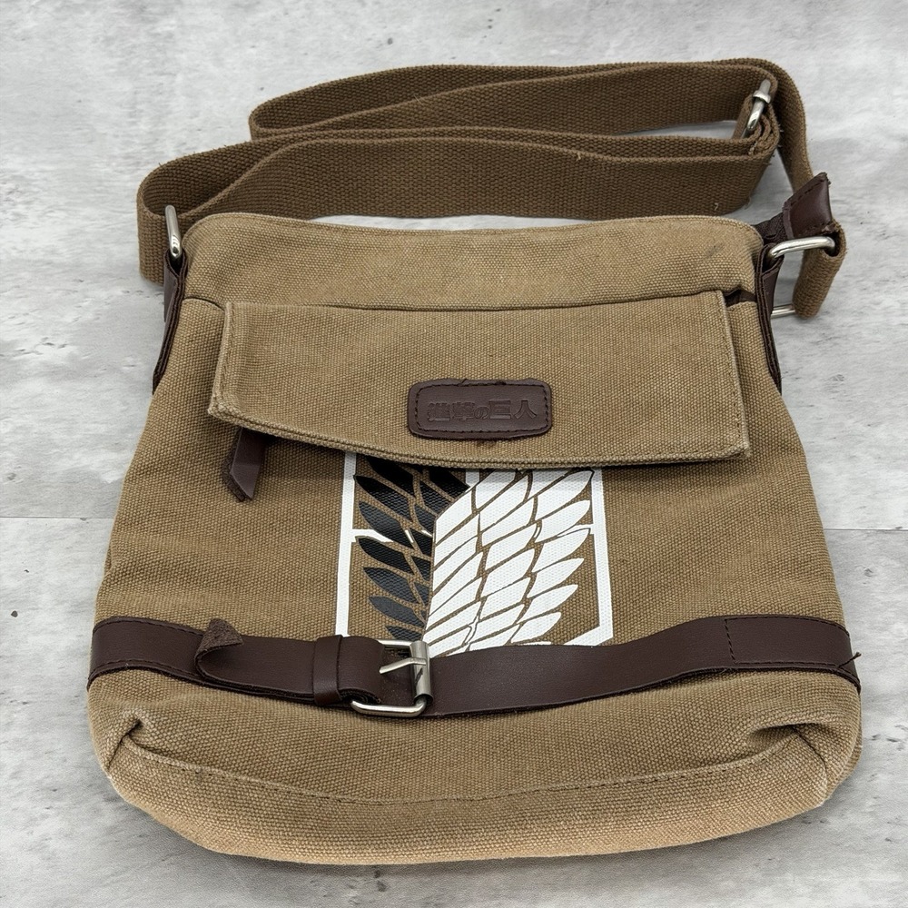 Attack on Titan Anime Bag Levi Eren Erwin Hange Unused Shoulder Bag Messenger